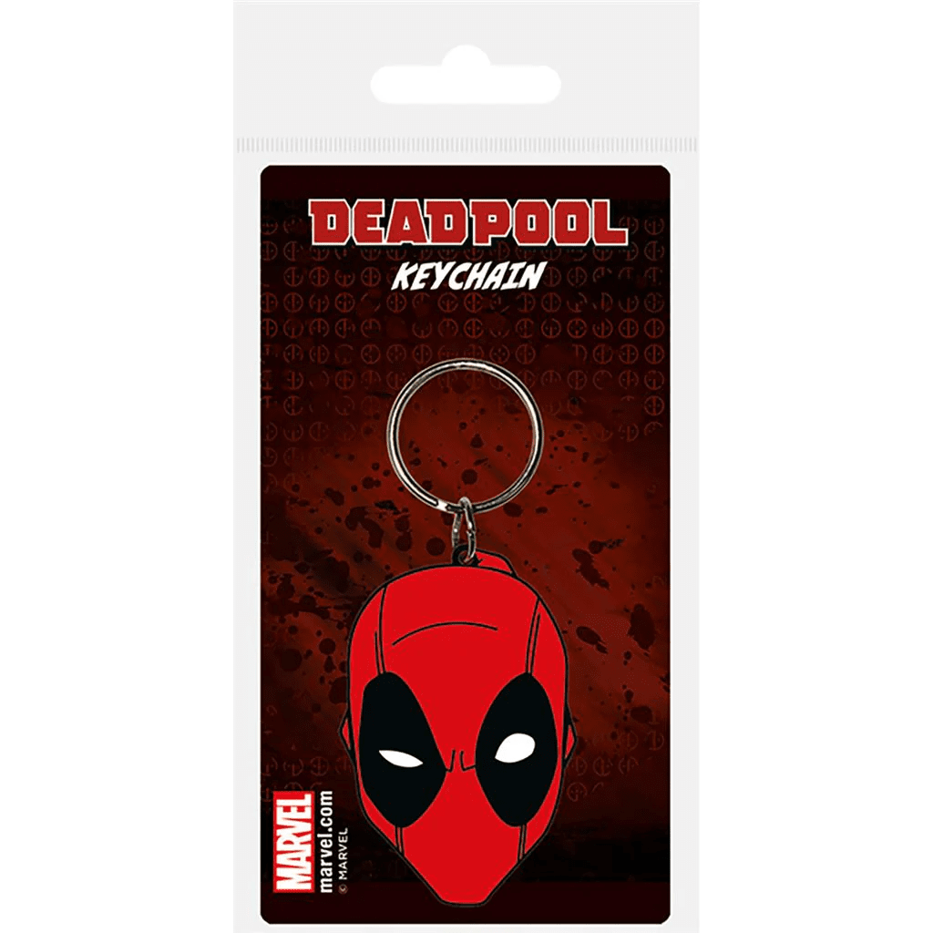 Toys N Tuck:Rubber Keychain - Deadpool (Face),Marvel