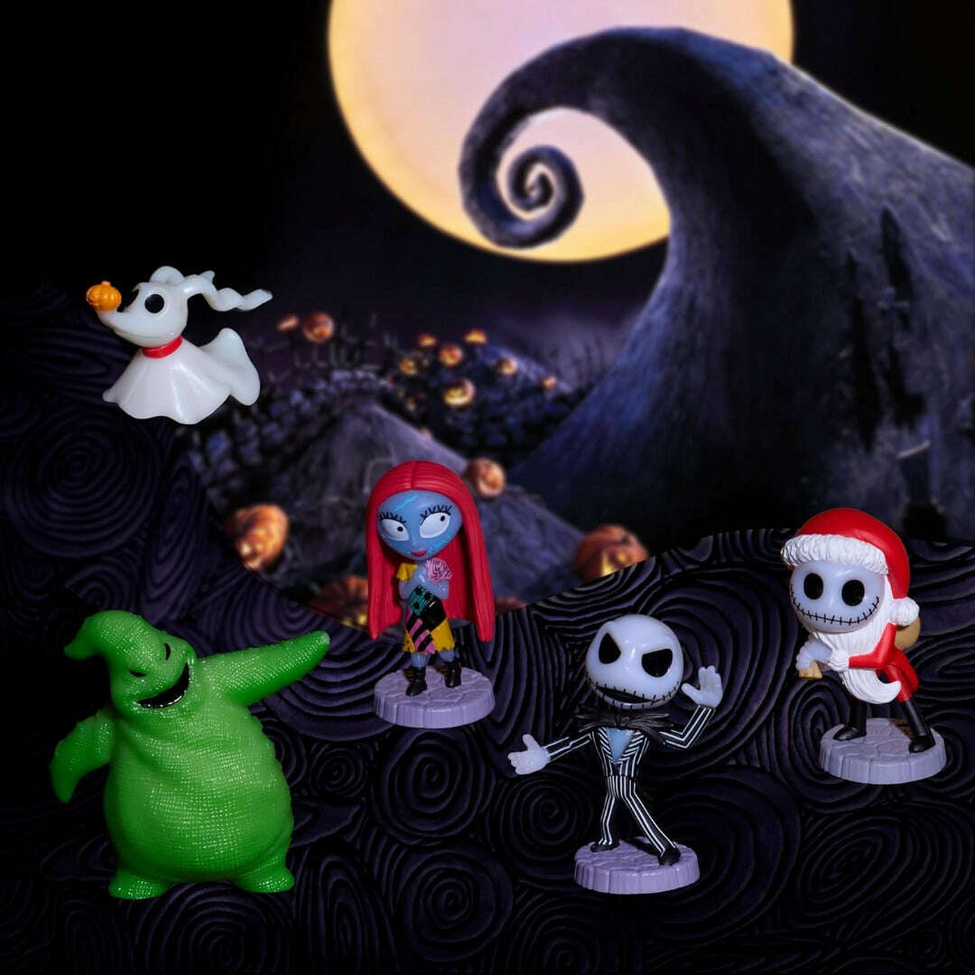 Toys N Tuck:Disney The Nightmare Before Christmas Collectible Figure Set,Disney