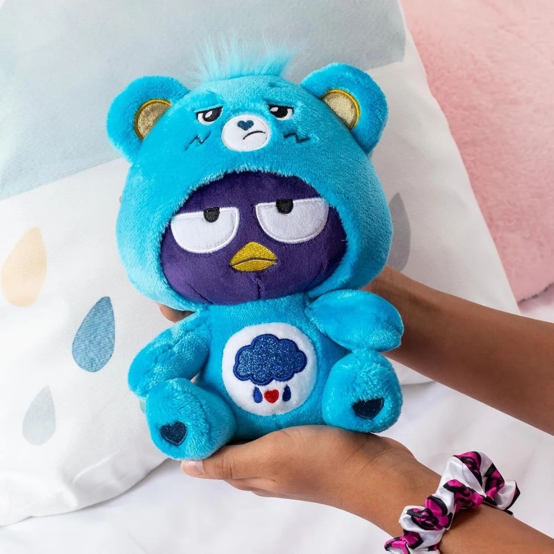 Care Bears Hello Kitty and Friends 22cm Badtz Maru as Grumpy Bear