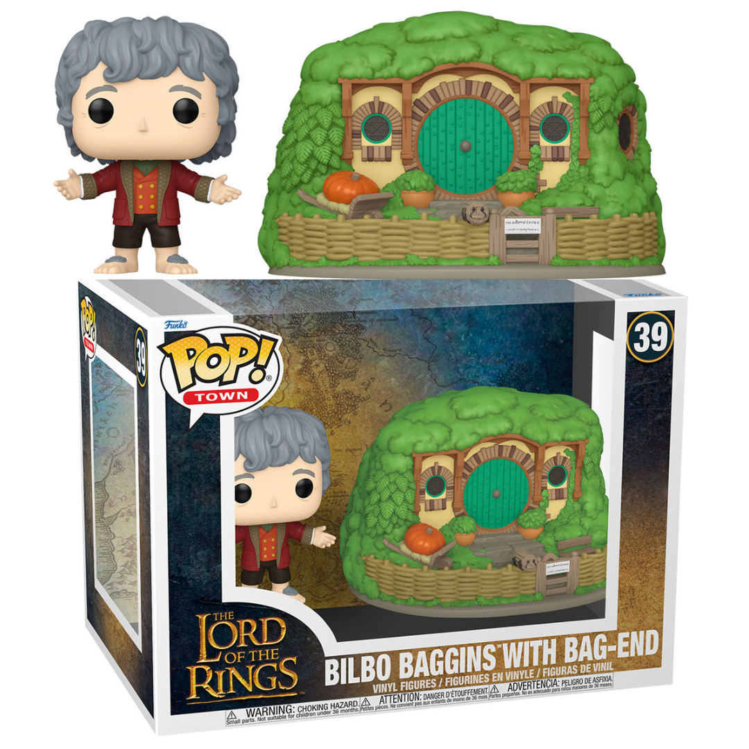 Toys N Tuck:Pop! Vinyl - The Lord Of The Rings - Bilbo Baggins With Bag-End 39,The Lord Of The Rings