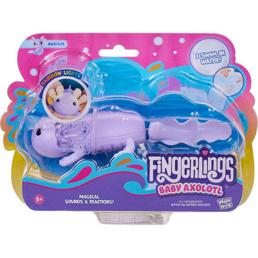 Toys N Tuck:Fingerlings Baby Axolotl Auggie,Fingerlings