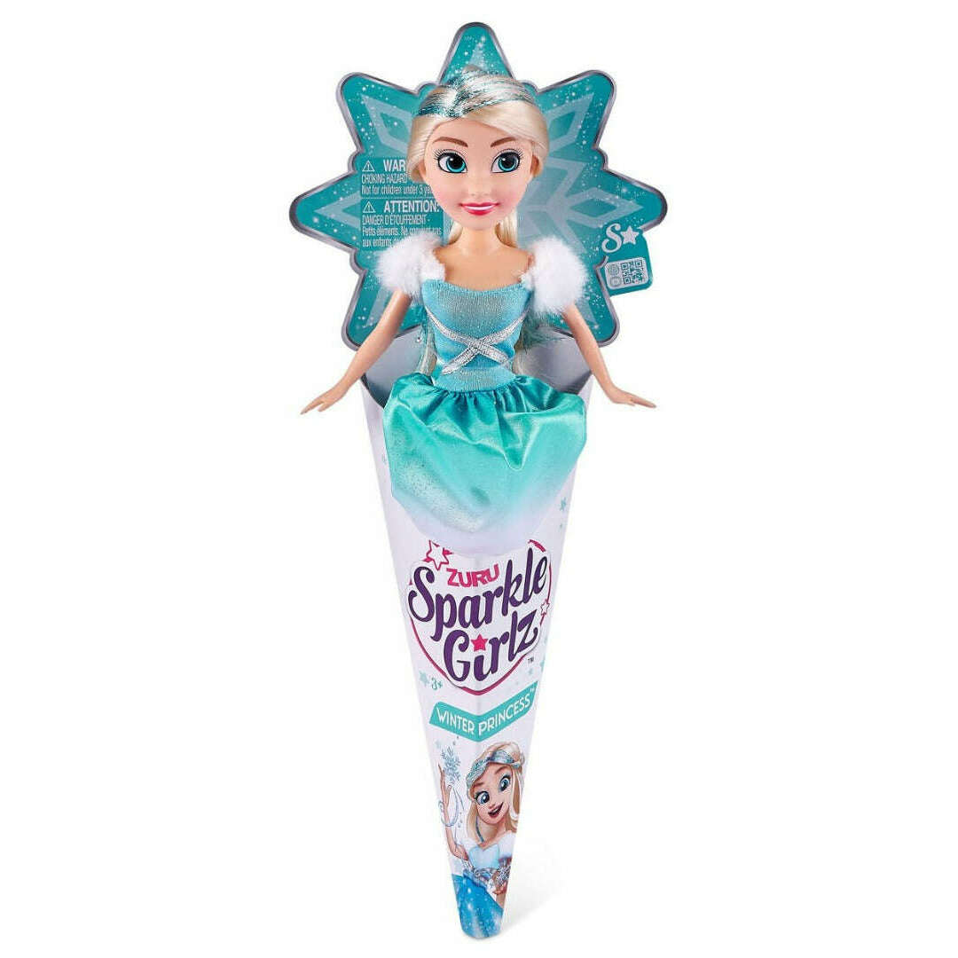 Toys N Tuck:Zuru Sparkle Girlz Winter Princess Cone,Sparkle Girlz