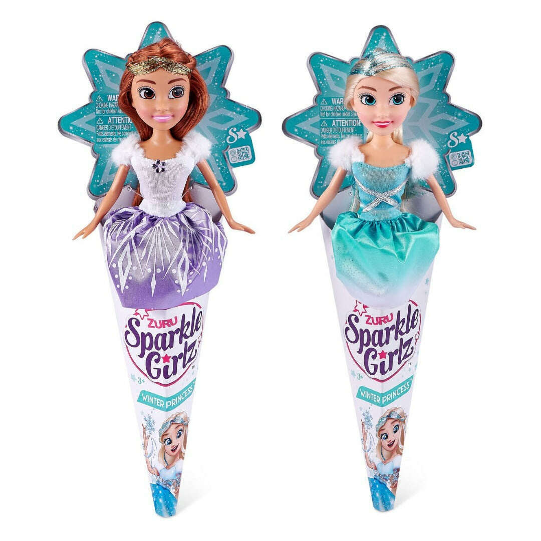 Toys N Tuck:Zuru Sparkle Girlz Winter Princess Cone,Sparkle Girlz