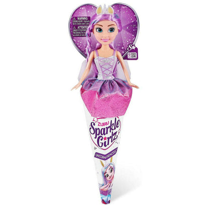 Toys N Tuck:Zuru Sparkle Girlz Unicorn Princess Cone,Sparkle Girlz