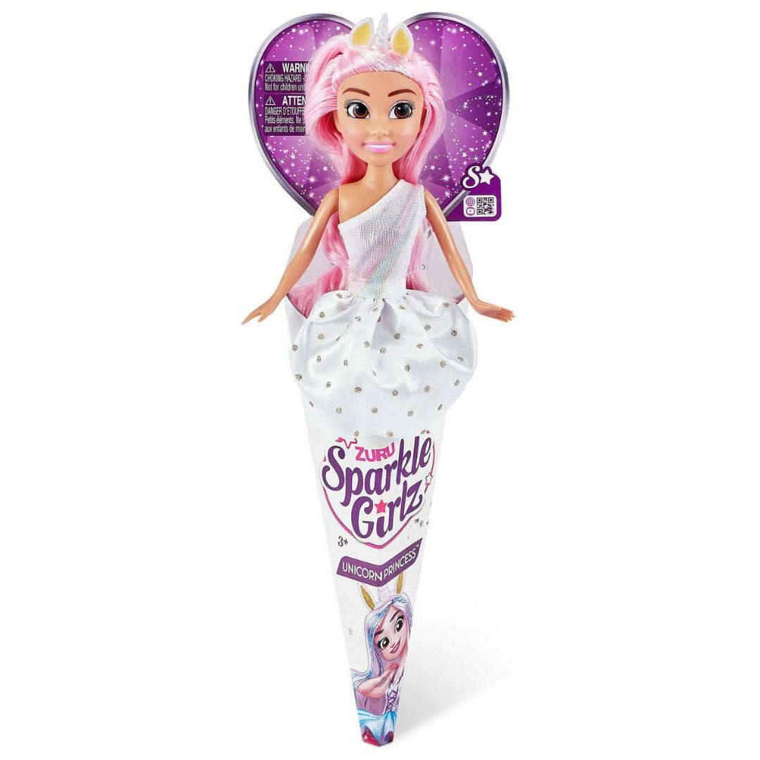 Toys N Tuck:Zuru Sparkle Girlz Unicorn Princess Cone,Sparkle Girlz