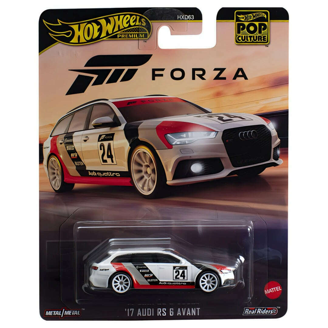 Toys N Tuck:Hot Wheels Pop Culture Forza '17 Audi RS 6 Avant HVJ47,Hot Wheels