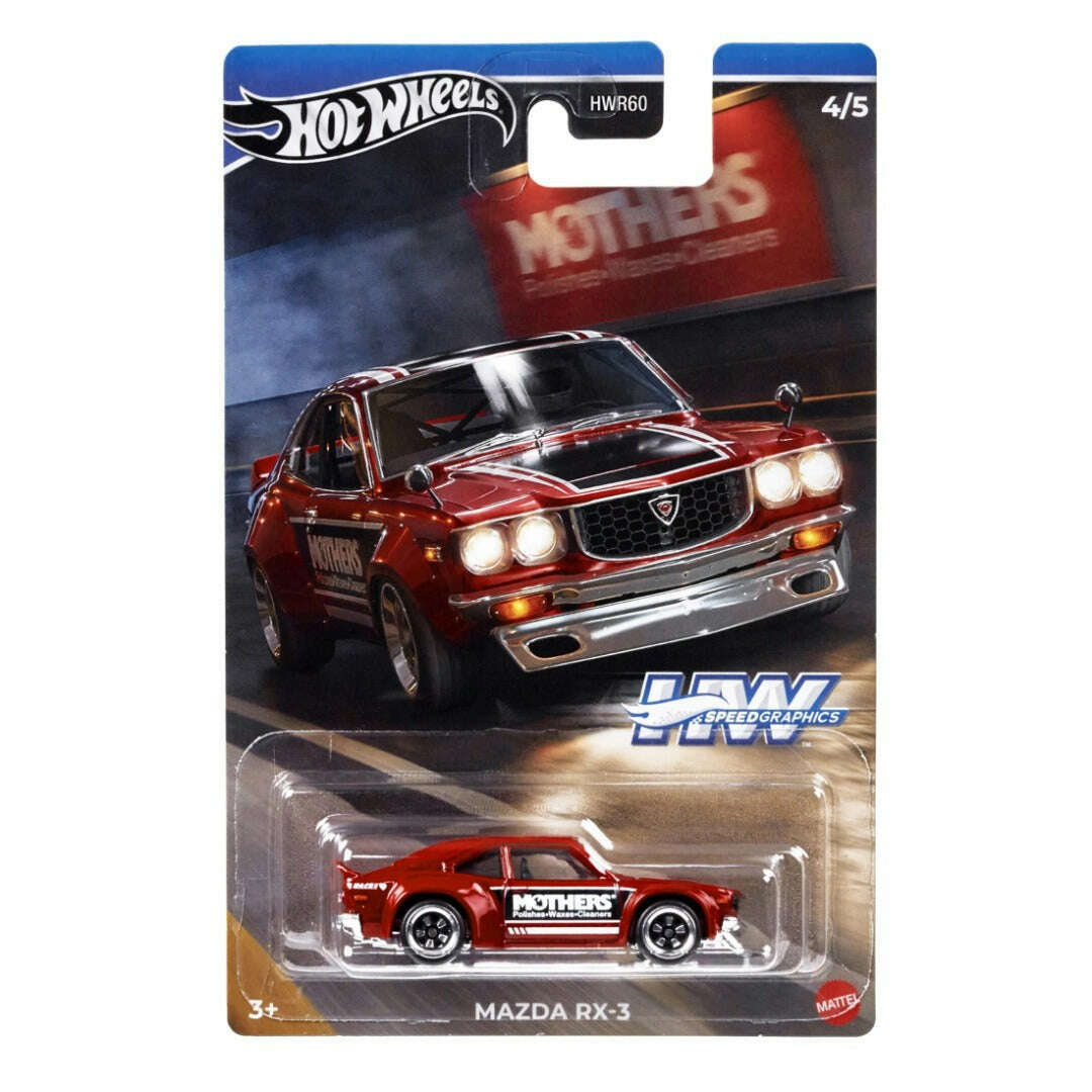 Toys N Tuck:Hot Wheels Speed Graphics Mazda RX-3 (4/5) HRT07,Hot Wheels