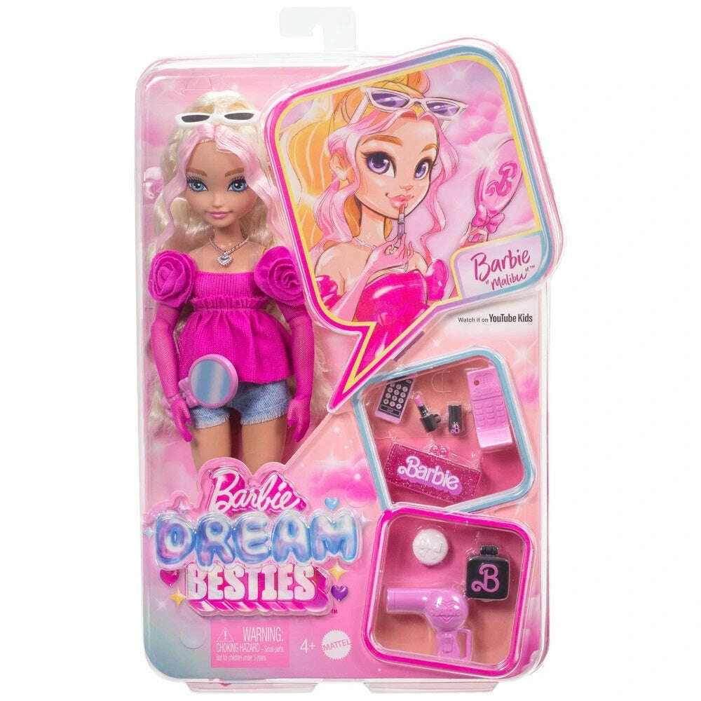 Toys N Tuck:Barbie Dream Besties Fashion Doll Barbie ''Malibu'',Barbie