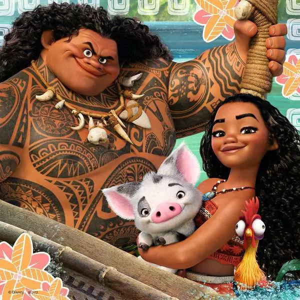 Toys N Tuck:Ravensburger 3 x 49pc Puzzles Disney Moana,Disney