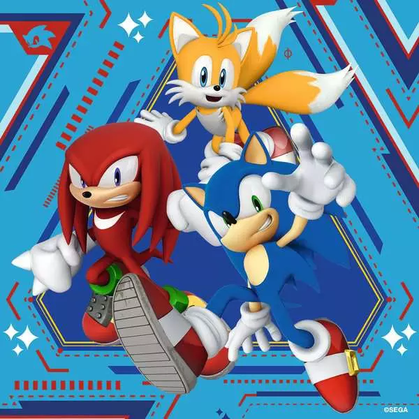 Toys N Tuck:Ravensburger 3 x 49pc Puzzles Sonic Prime,Sonic The Hedgehog