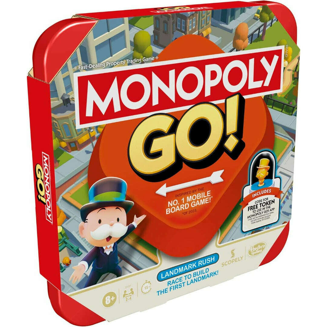 Toys N Tuck:Monopoly Go! Board Game,Hasbro Gaming