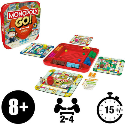 Toys N Tuck:Monopoly Go! Board Game,Hasbro Gaming