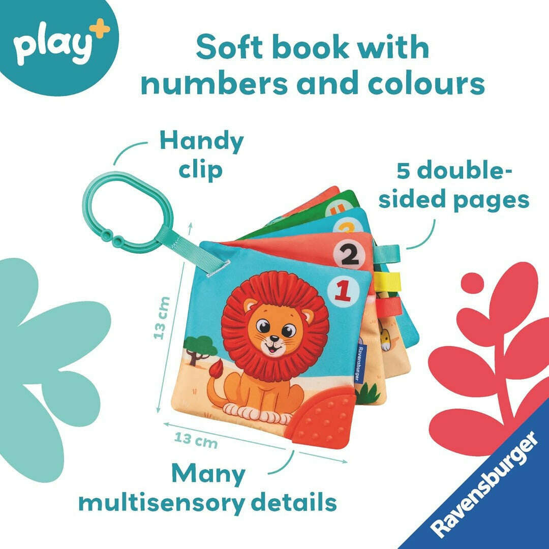 Toys N Tuck:Ravensburger Play+ My First Book Numbers & Colours,Ravensburger