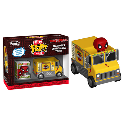 Toys N Tuck:Bitty Pop! Rides Deadpool with Chimichanga Truck,Funko