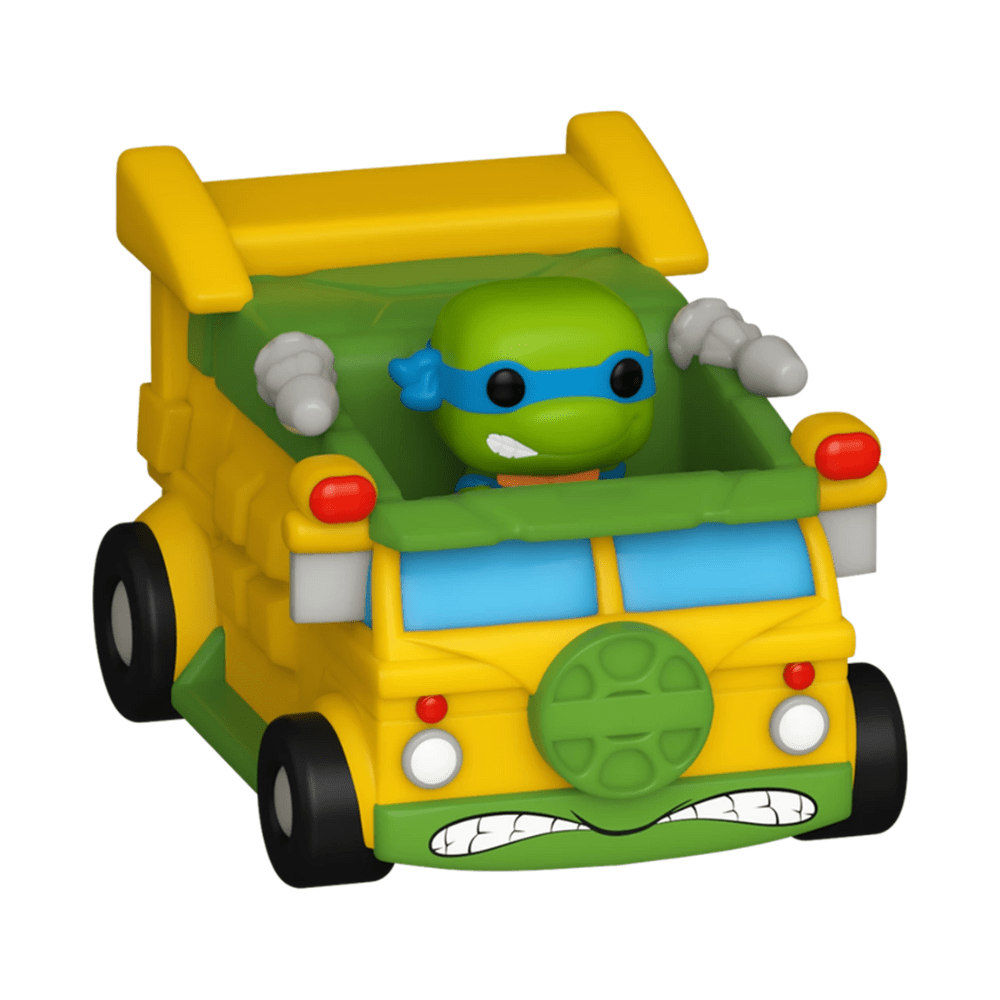 Toys N Tuck:Bitty Pop! Rides Leonardo with Turtles Van,Funko