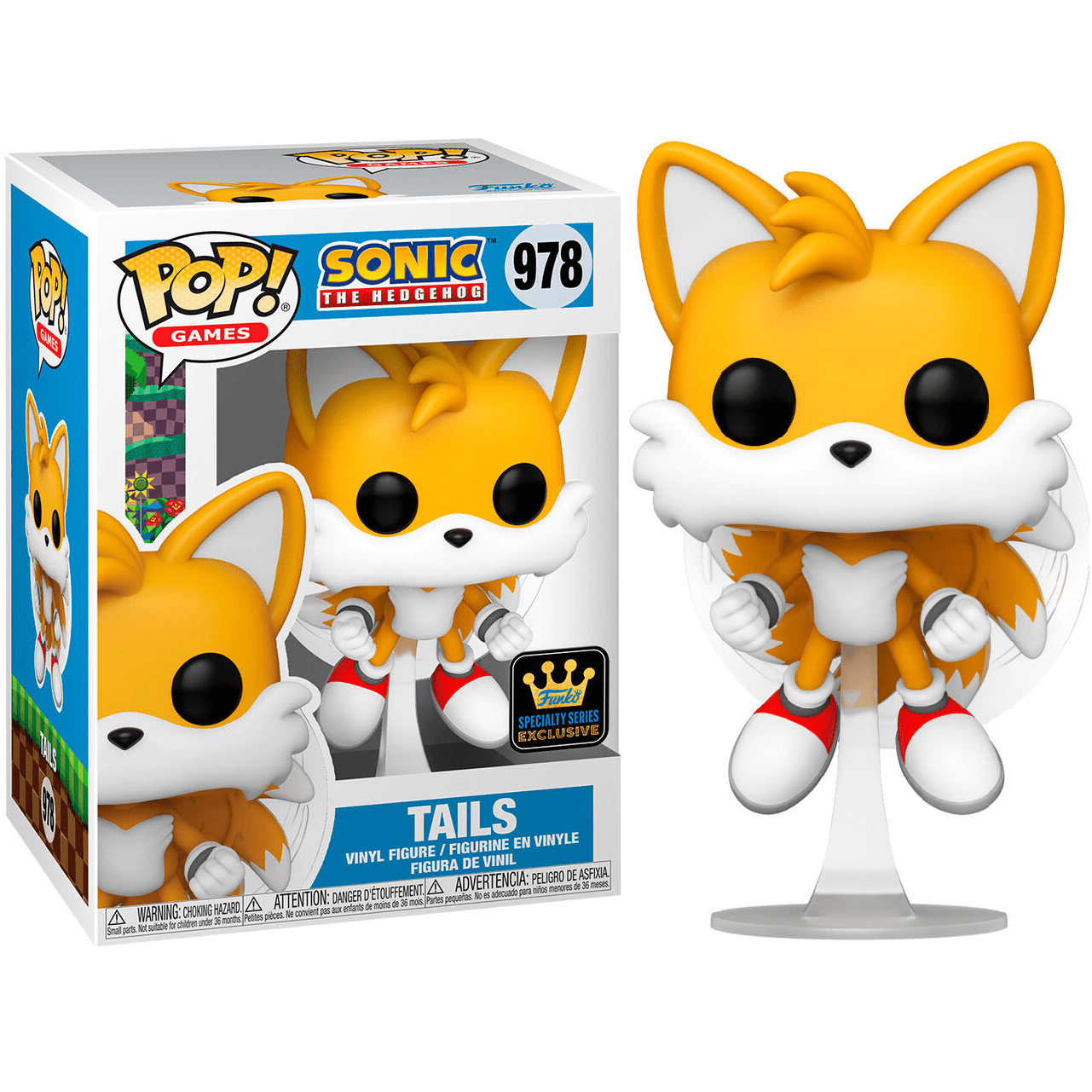 Toys N Tuck:Pop Vinyl - Sonic The Hedgehog - Tails 978,Sonic The Hedgehog