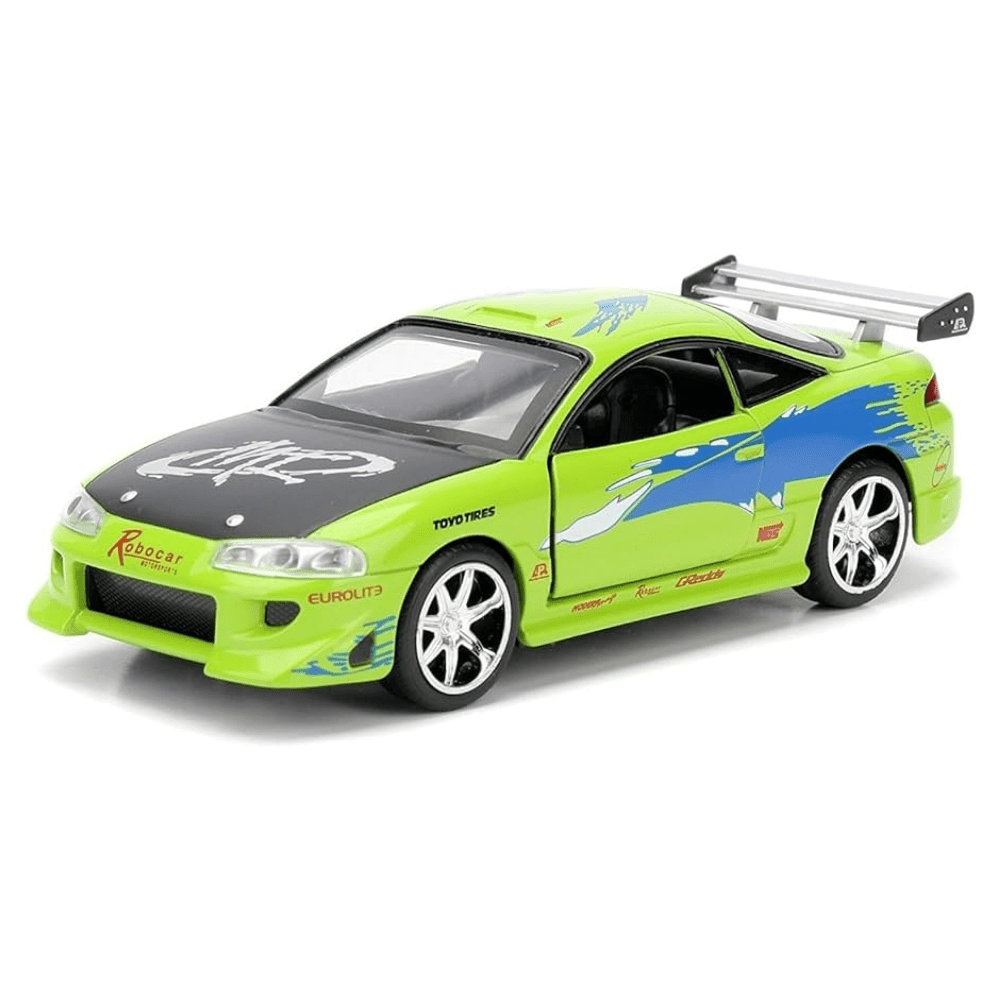 Toys N Tuck:Jada Fast & Furious 1:32 Die Cast Brian's Mitsubishi Eclipse,Fast