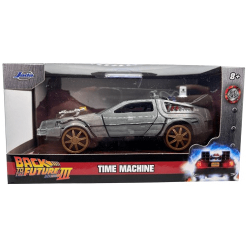 Toys N Tuck:Back To The Future III 1:32 Die Cast Time Machine (Rail Tyres),Back To The Future