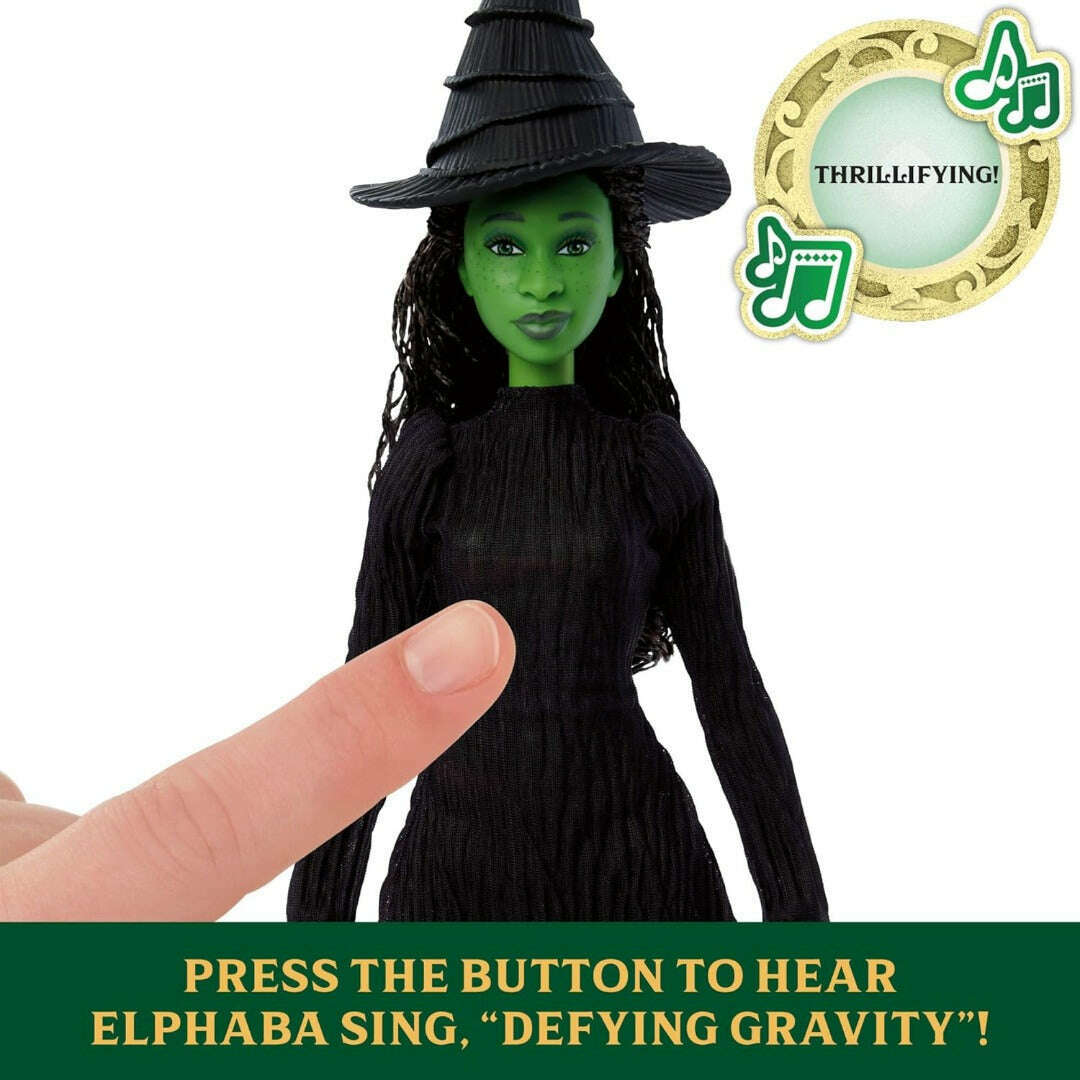 Toys N Tuck:Wicked Elphaba Thropp Singing Fashion Doll,Wicked