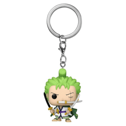 Toys N Tuck:Funko Pocket Pop Keychain - One Piece - Roronoa Zoro,One Piece