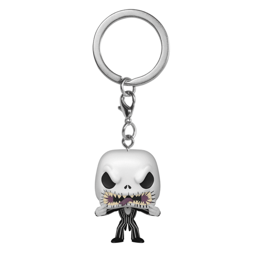 Toys N Tuck:Funko Pocket Pop Keychain - Nightmare Before Christmas - Jack Skellington (Open Mouth),Disney