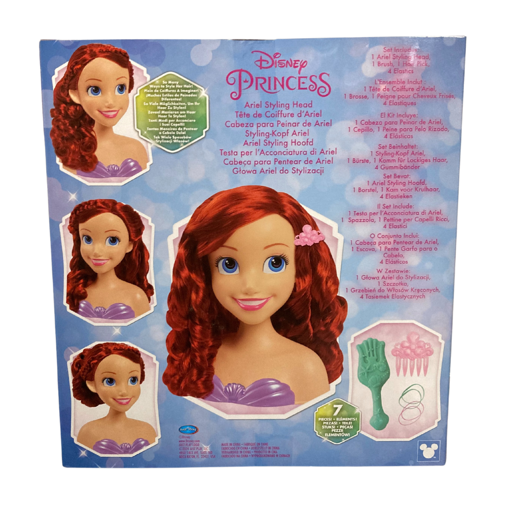 Disney princess ariel styling head online