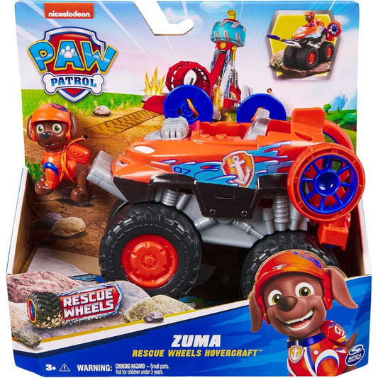 Toys N Tuck:Paw Patrol Rescue Wheels Zuma with Hovercraft,Paw Patrol