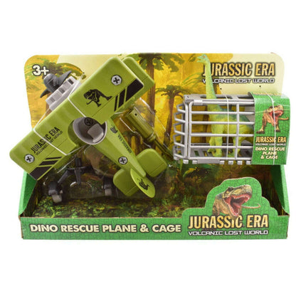 Toys N Tuck:Jurassic Era Dino Rescue Plane & Cage,Jurassic Era
