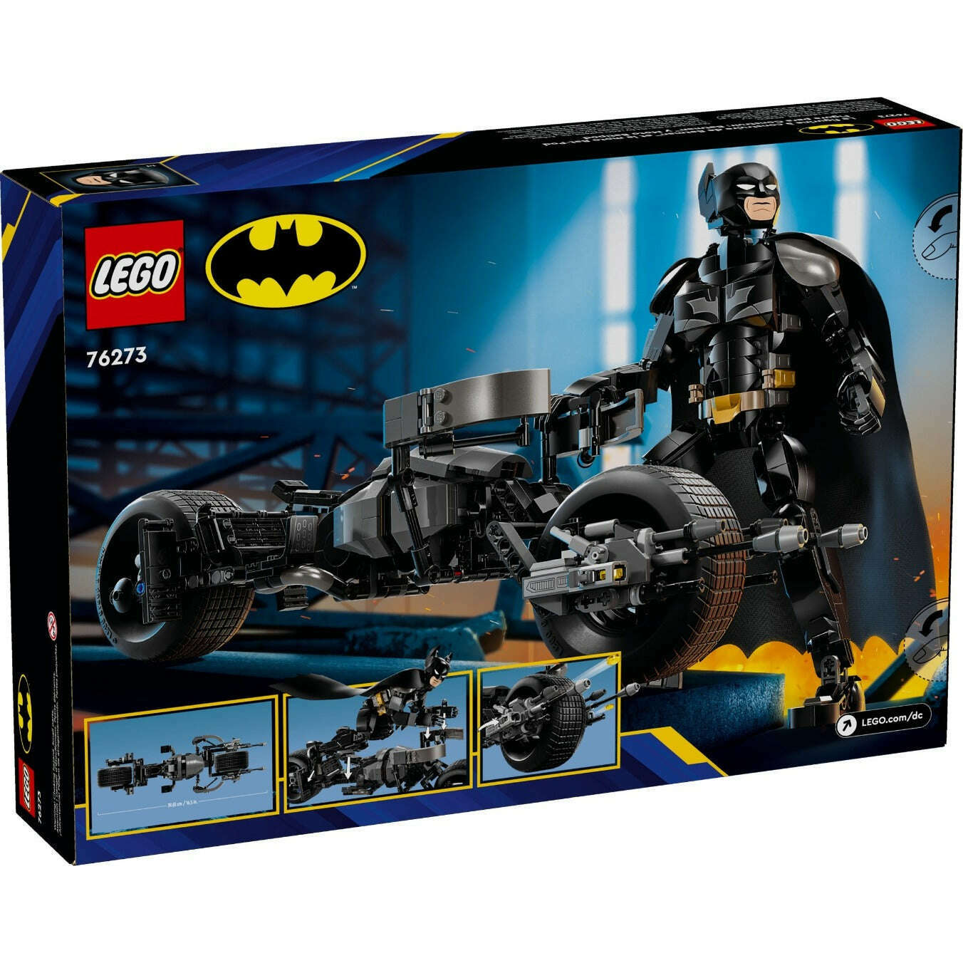 Lego 76273 DC Batman Construction Figure & The Bat-Pod Bike – Toys