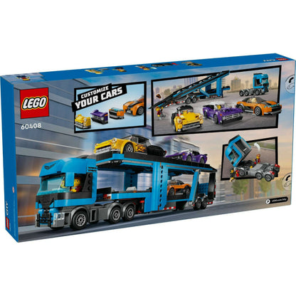 Toys N Tuck:Lego 60408 City Car Transporter Truck With Sports Cars,Lego