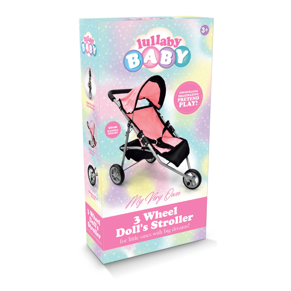 Toys N Tuck:Lullaby Baby 3 Wheel Doll's Stroller,Lullaby Baby