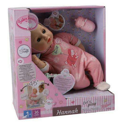 Toys N Tuck:Baby Annabell Let's Play Hannah,Baby Annabell