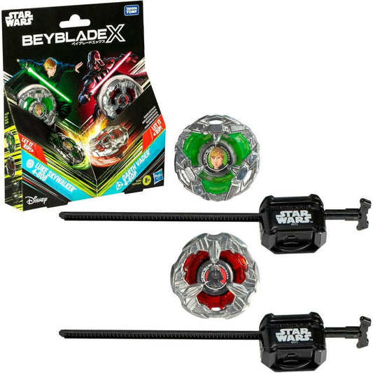 Toys N Tuck:Beyblade X Star Wars Luke Skywalker 4-80B VS Darth Vader 4-60P,Beyblade