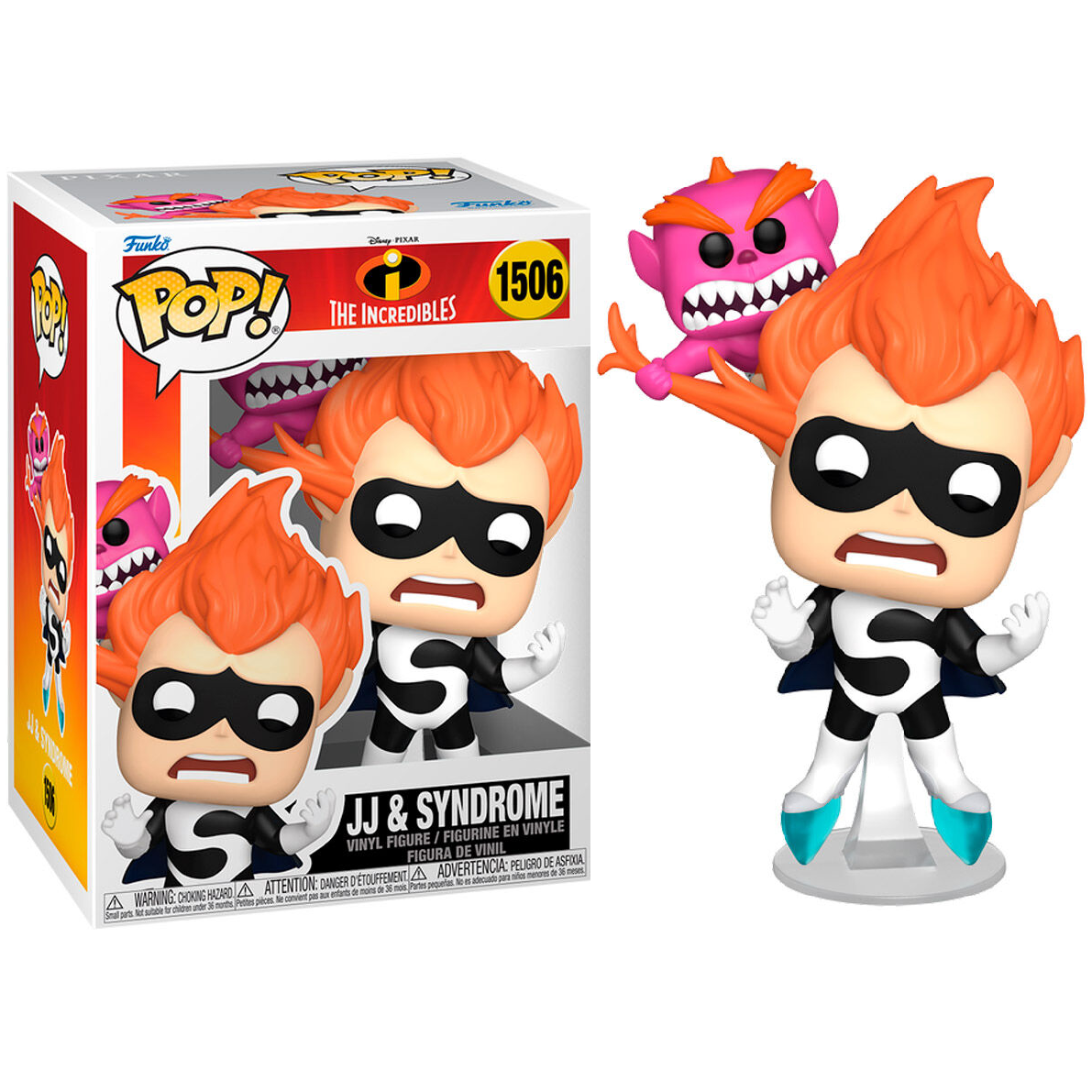 Toys N Tuck:Pop! Vinyl - The Incredibles - JJ & Syndrome 1506,Disney