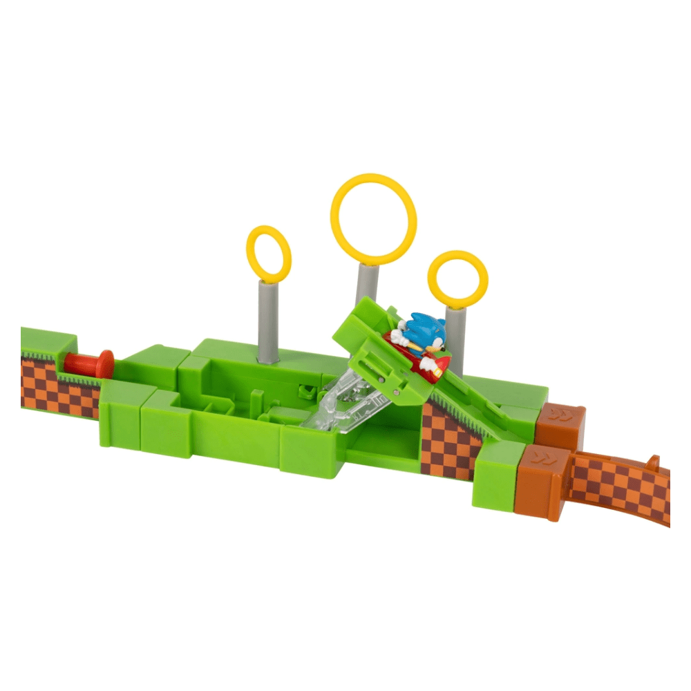 Toys N Tuck:Sonic The Hedgehog Go-Go Racers Sonic Adventure Playset,Sonic The Hedgehog