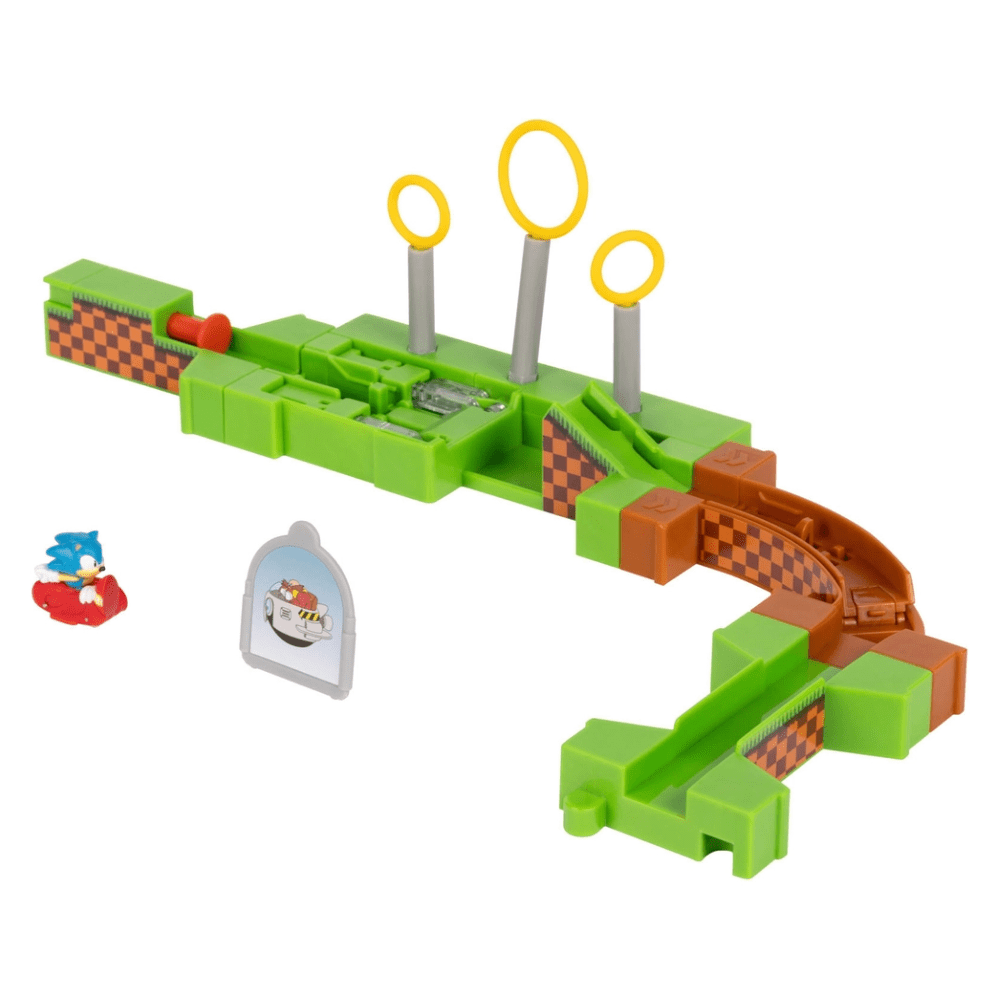 Toys N Tuck:Sonic The Hedgehog Go-Go Racers Sonic Adventure Playset,Sonic The Hedgehog