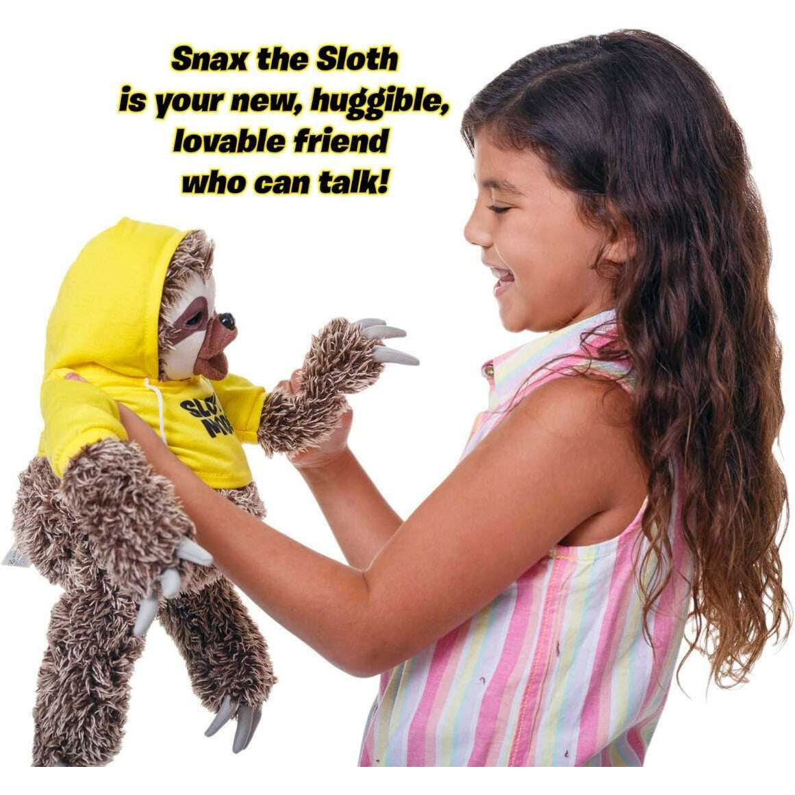 Toys N Tuck:Snax the Sloth Talking Plush,John Adams