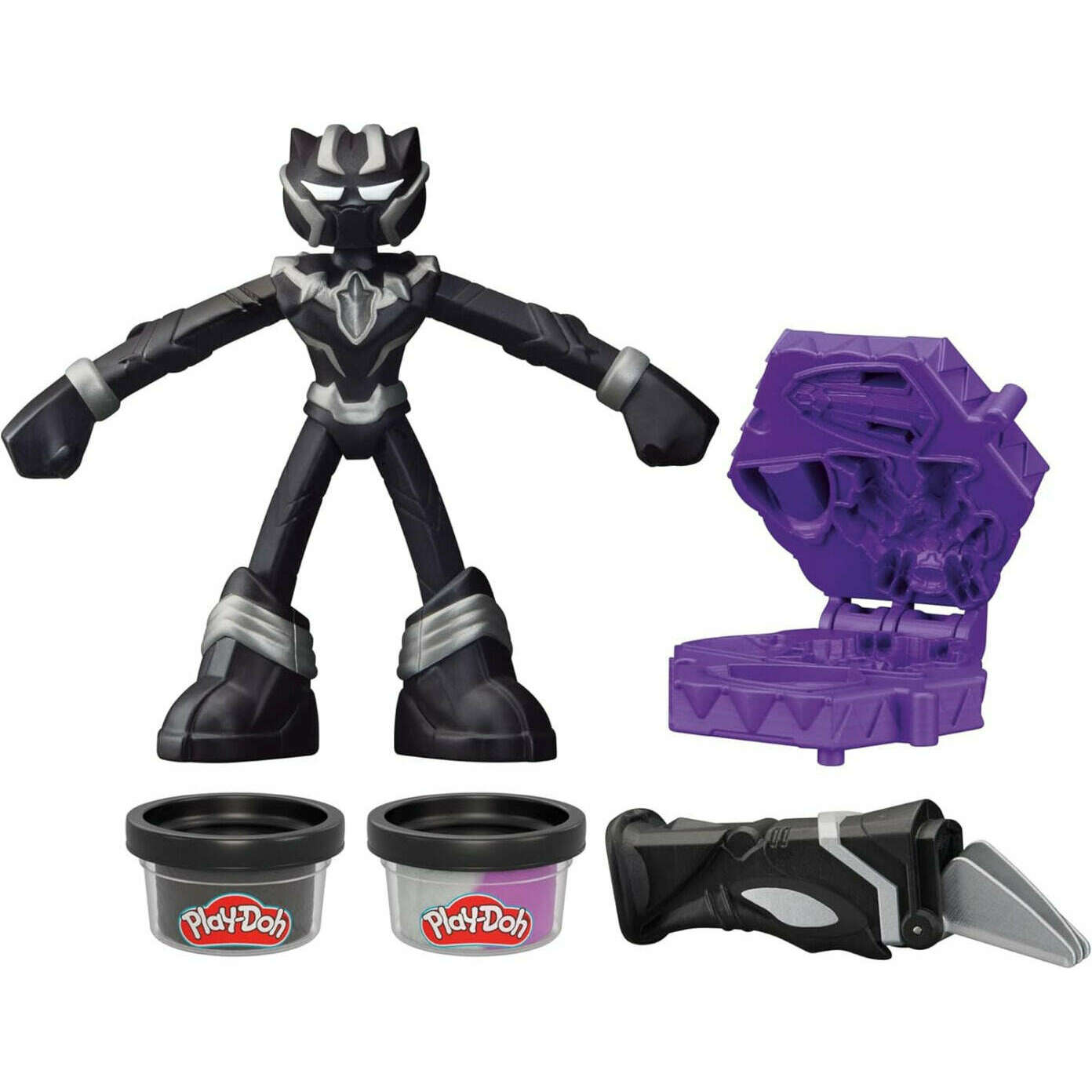 Toys N Tuck:Play-Doh Marvel Black Panther Cutting Claws,Play-Doh