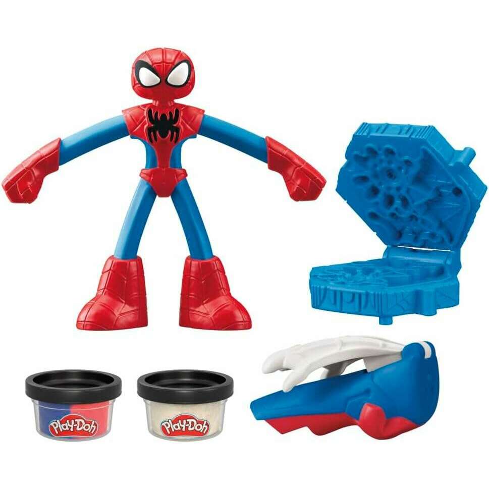 Toys N Tuck:Play-Doh Marvel Spider-Man Thwip Squisher,Play-Doh