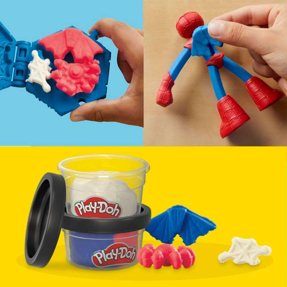 Toys N Tuck:Play-Doh Marvel Spider-Man Thwip Squisher,Play-Doh