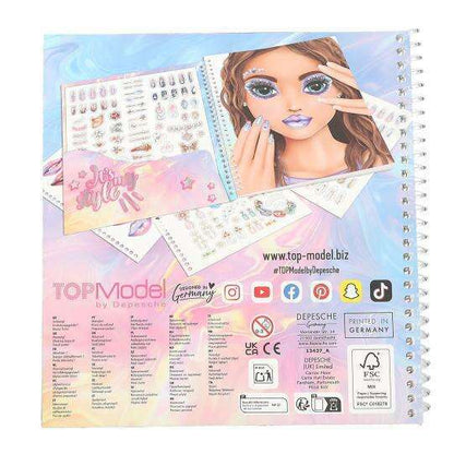 Toys N Tuck:Depesche Top Model Stickers Dress Me Up Face,Top Model