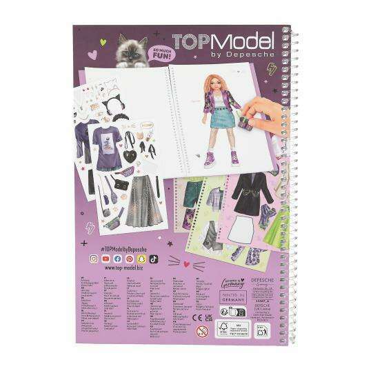 Toys N Tuck:Depesche Top Model Dress Me Up Rebel Kitty,Top Model