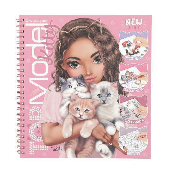 Toys N Tuck:Depesche Top Model Kitty Colouring Book,Top Model