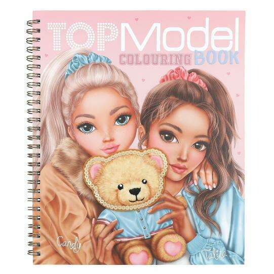 Toys N Tuck:Depesche Top Model Colouring Book Team Teddy,Top Model