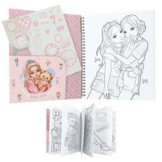 Toys N Tuck:Depesche Top Model Colouring Book Team Teddy,Top Model