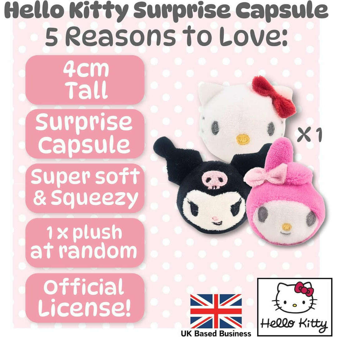 Toys N Tuck:Hello Kitty Plush Surprise Blind Capsule,Hello Kitty