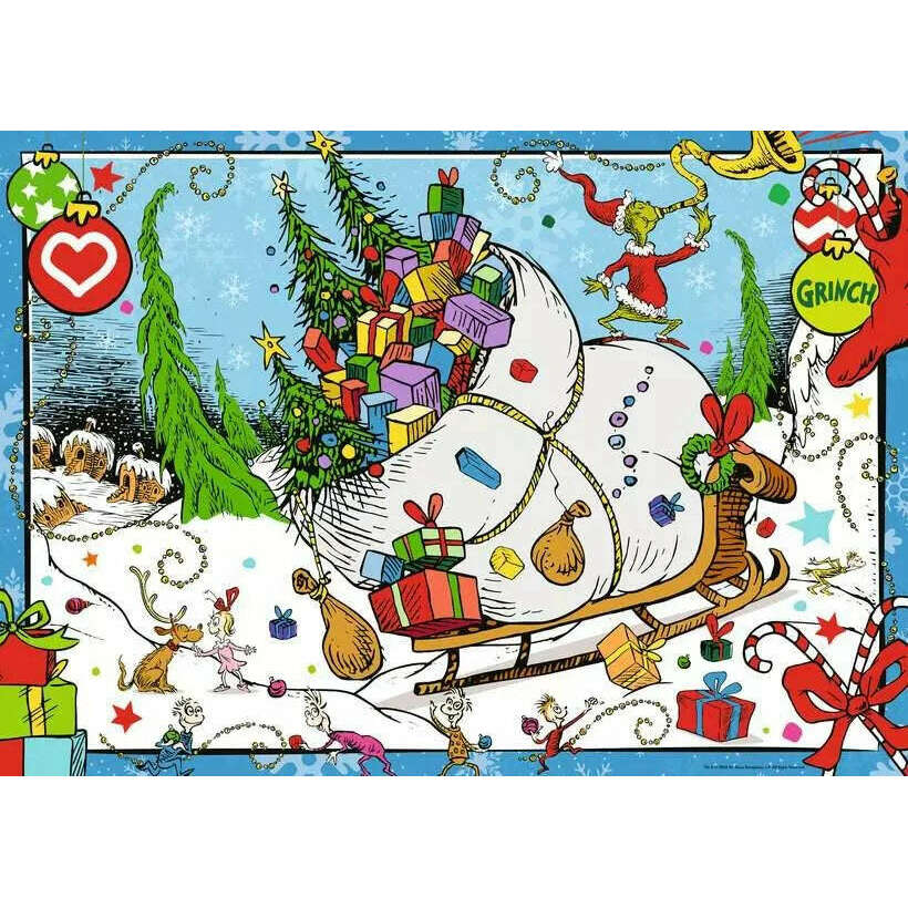 Toys N Tuck:Ravensburger 1000pc Puzzle The Grinch Merry Grinchmas!,Ravensburger