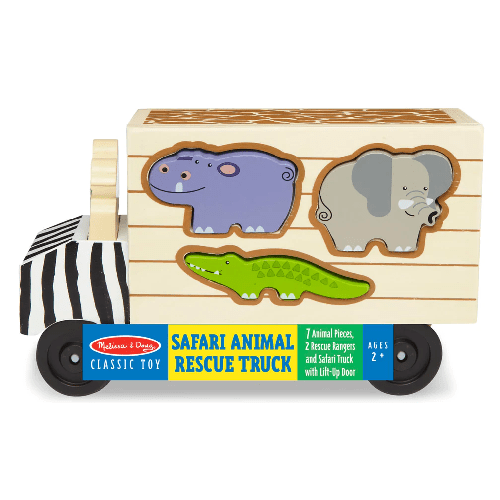 Melissa Doug Animal Rescue Shape Sorting Truck Toys N Tuck