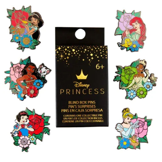 Funko Loungefly Disney Princess Floral Tattoo Pin Blind Box