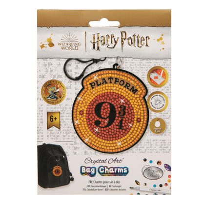 Toys N Tuck:Crystal Art Bag Charms Harry Potter - Platform 9 3/4,Harry Potter